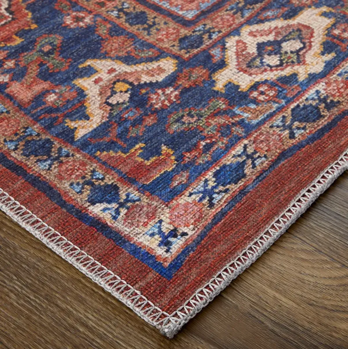 Rawlins 39HMF Red/Tan/Blue 2' x 3' Rug