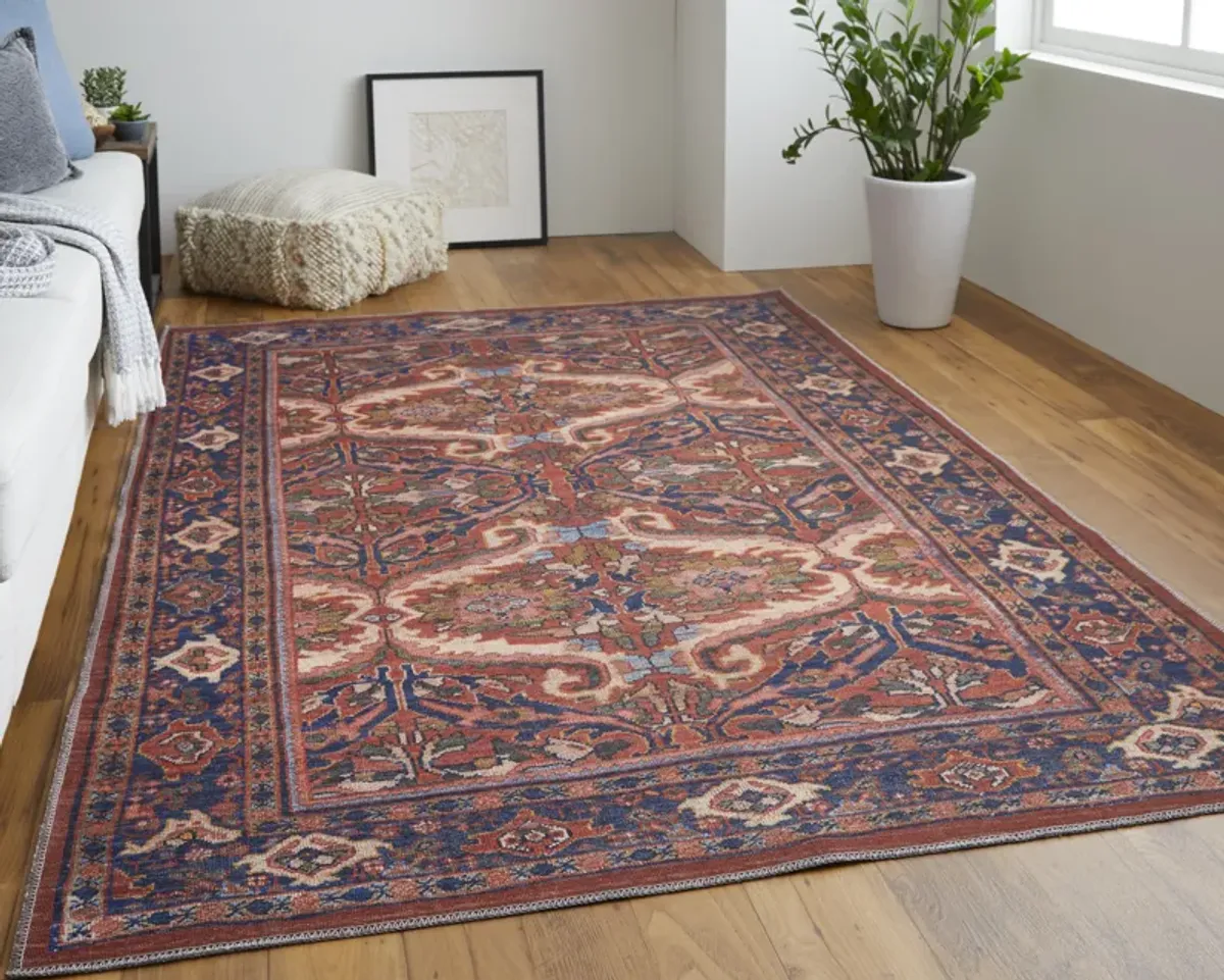 Rawlins 39HMF Red/Tan/Blue 2' x 3' Rug