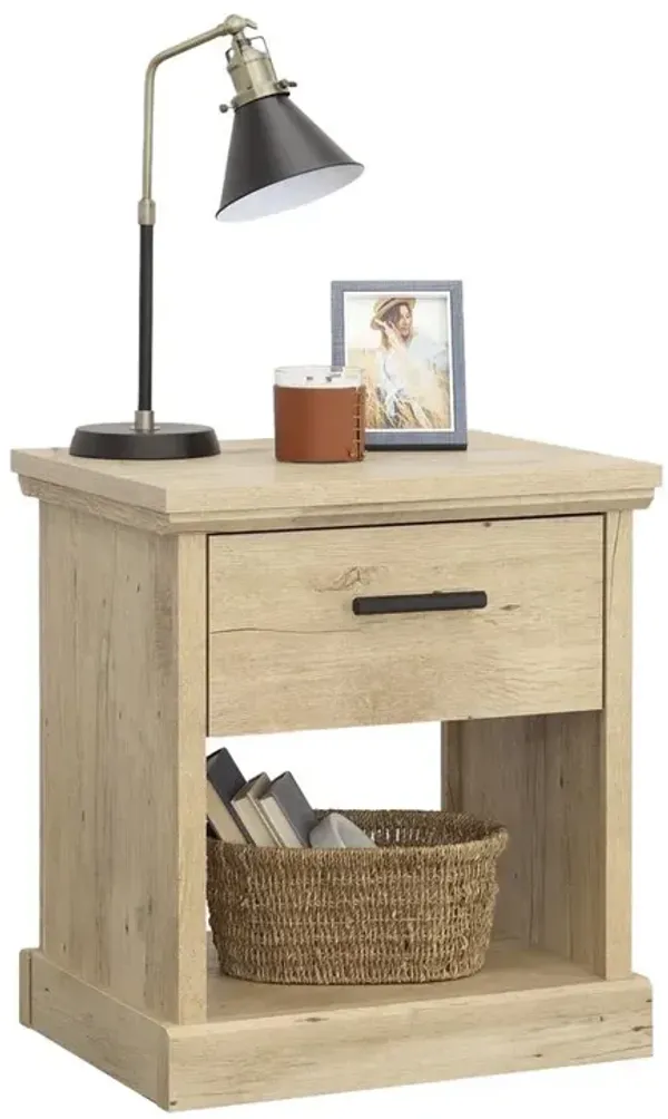 Sauder Aspen Post Night Stand Pmo