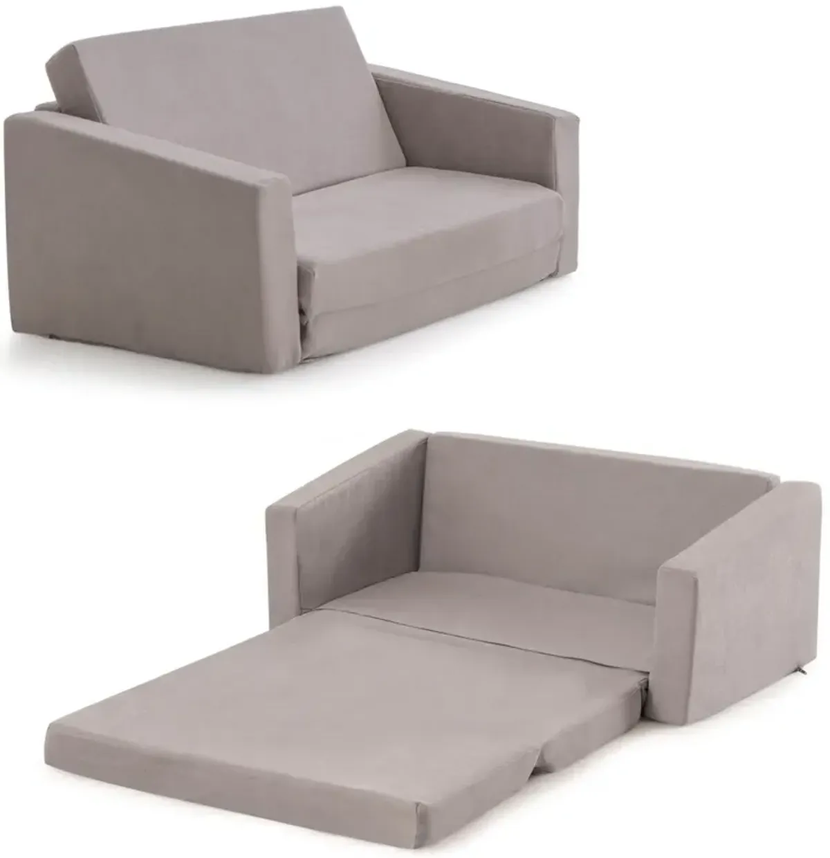 2-in-1 Children's Convertible Sofa to Lounger