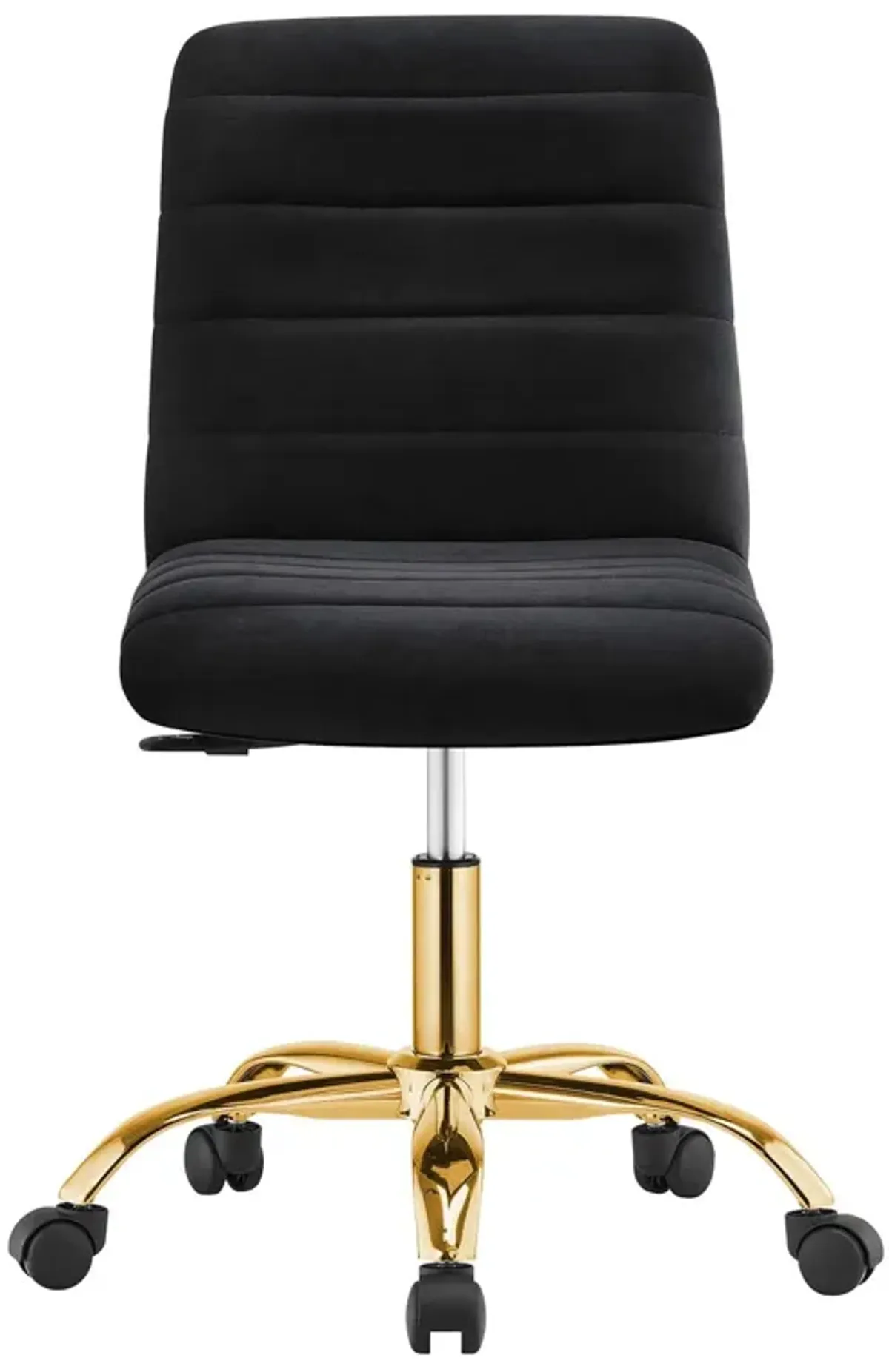 Modway Ripple Home Office Desks and Chairs, Gold Black