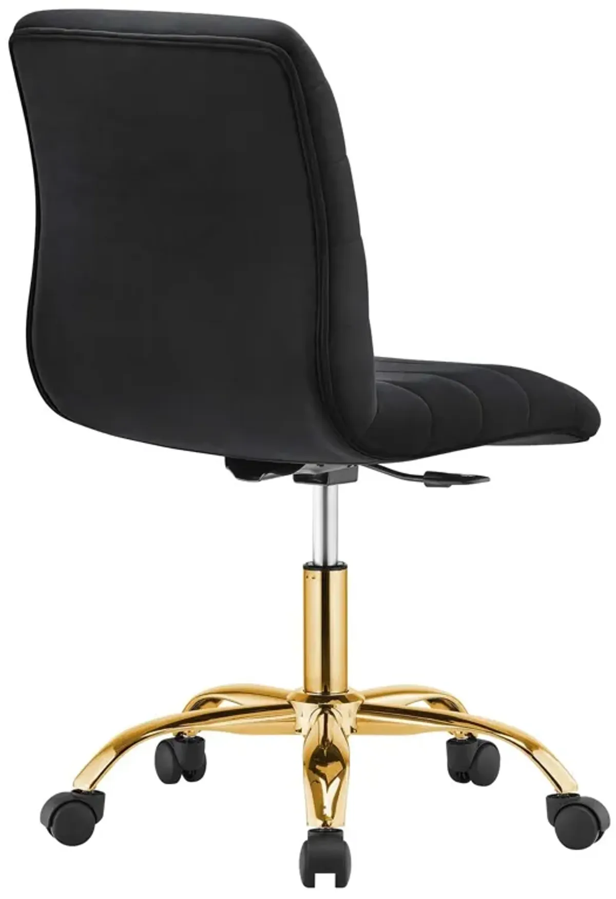 Modway Ripple Home Office Desks and Chairs, Gold Black