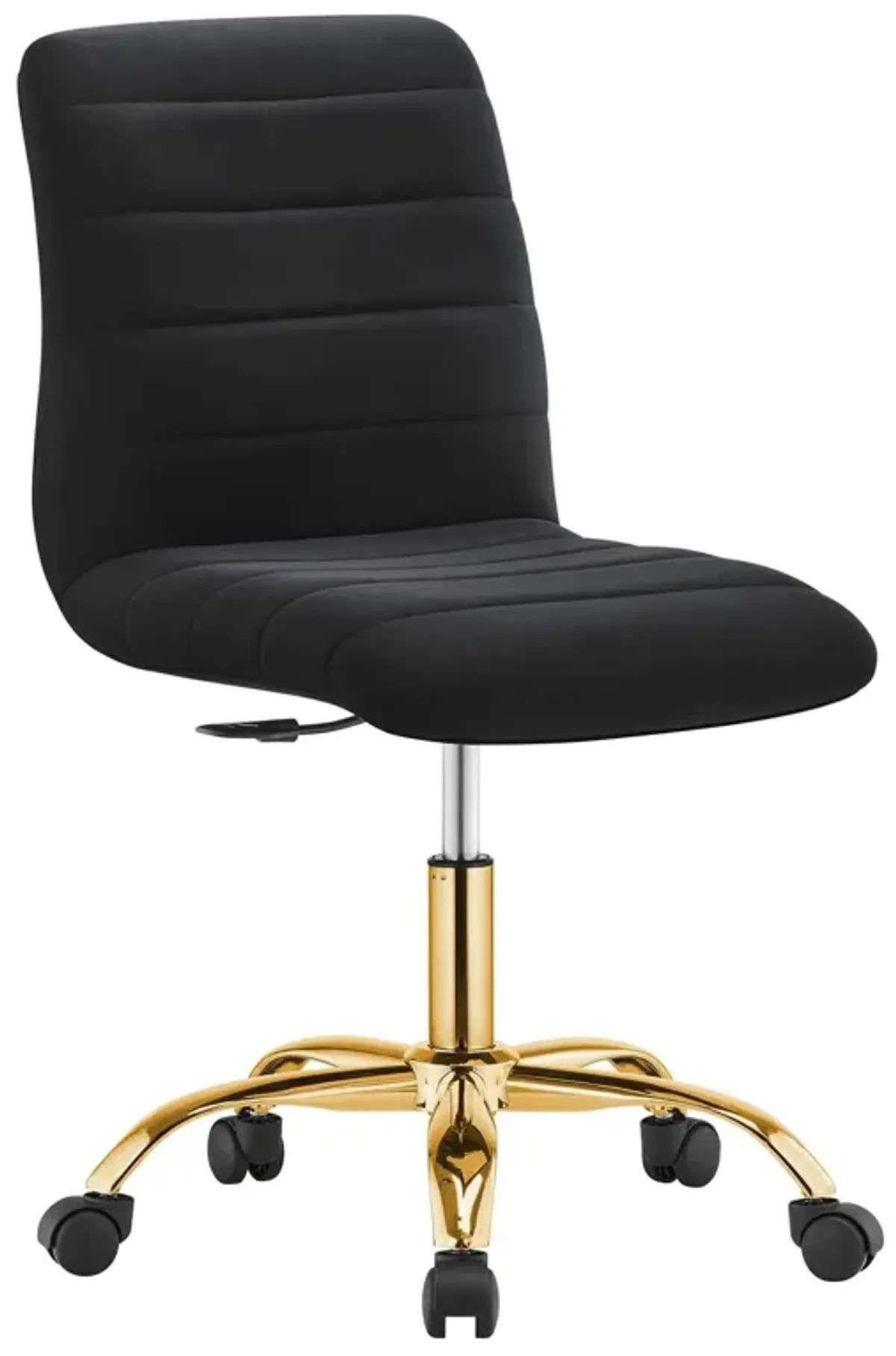 Modway Ripple Home Office Desks and Chairs, Gold Black