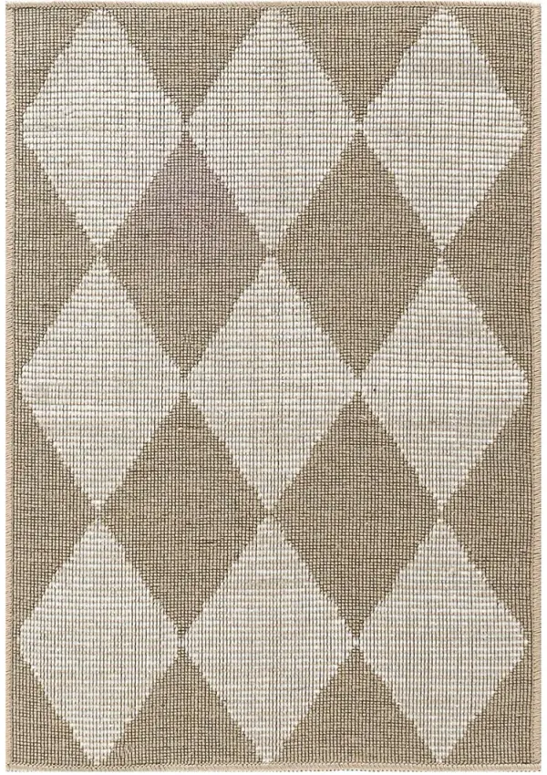 Washable Modern Jute MDJ01 Natural/Ivory 2' x 3' Rug