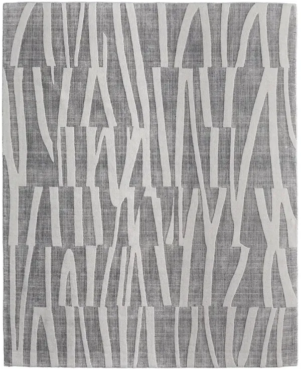 Peconic T8009 Ivory/Black 8' x 10' Rug