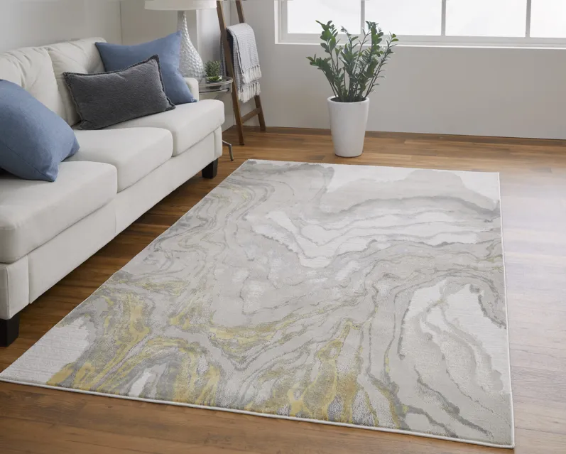 Waldor 3602F Gold/Ivory/Gray 10' x 13'2" Rug