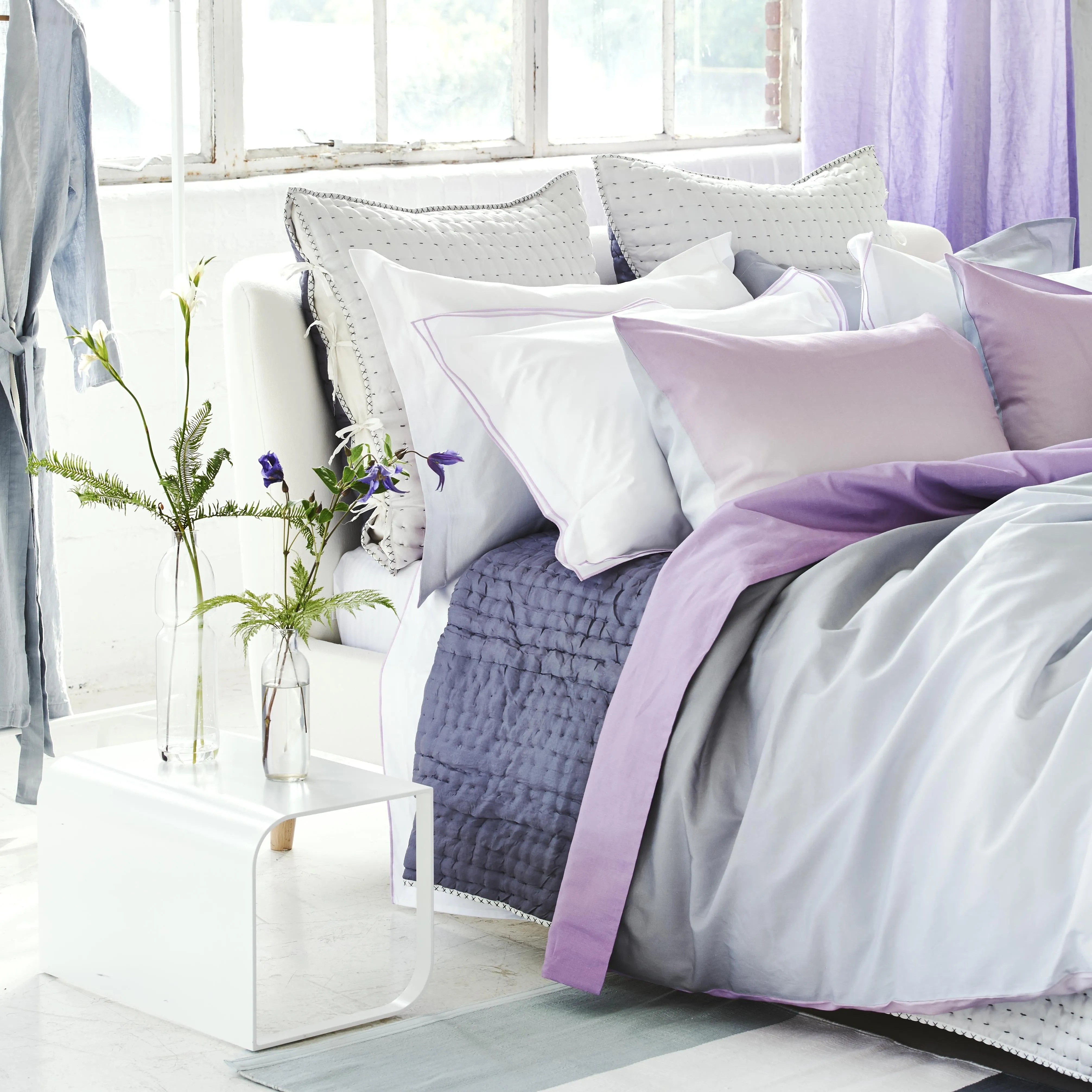 Saraille Crocus Mauve King Duvet Cover