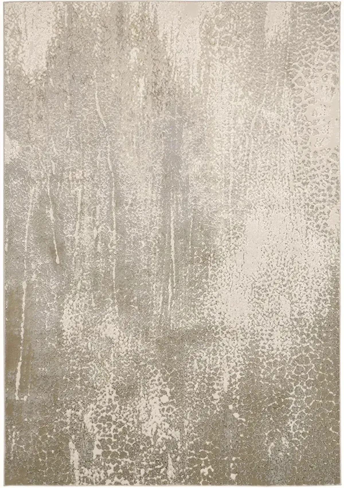 Aura 3739F Ivory/Gray/Gold 5' x 8' Rug