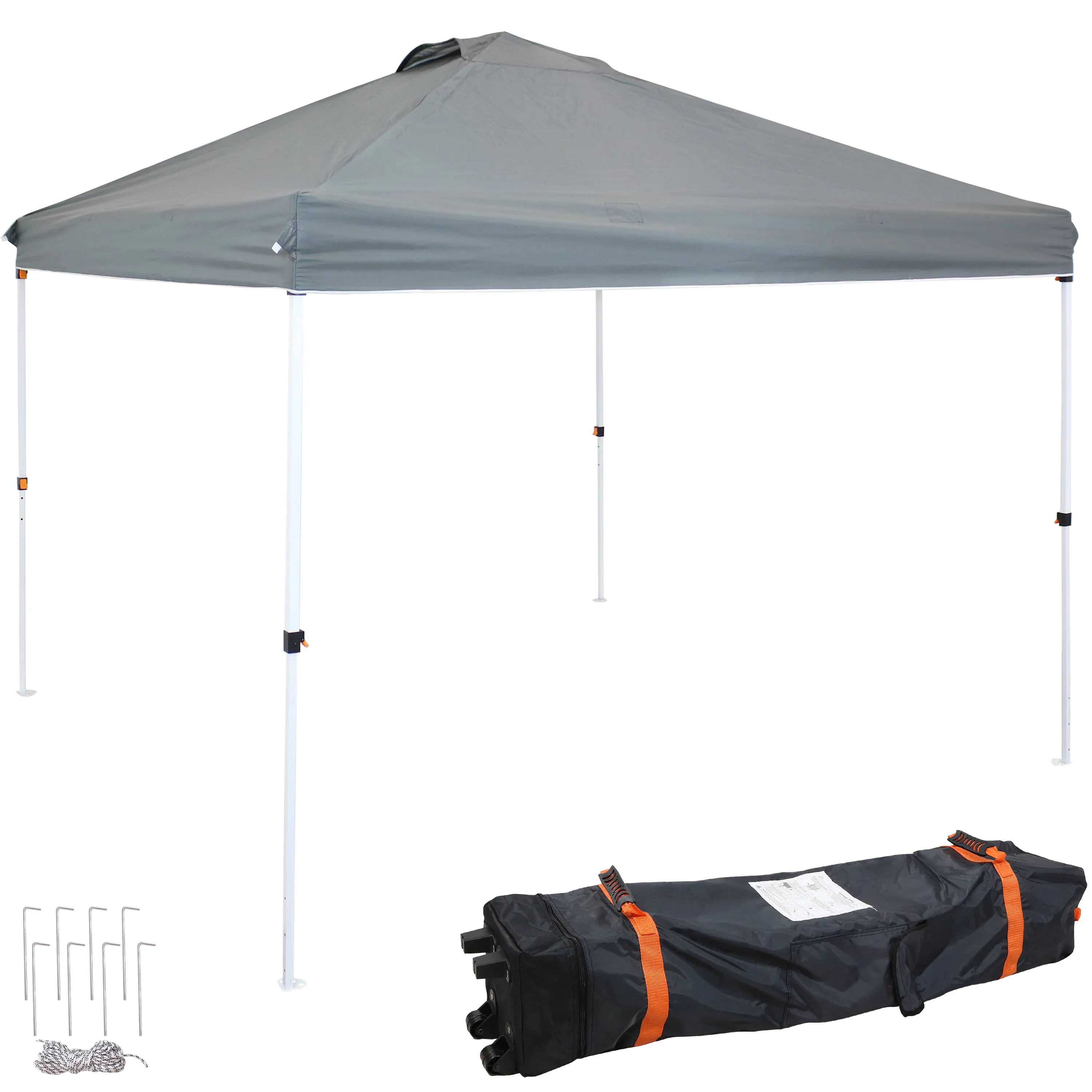 Sunnydaze 10' x 10' Pop-Up Canopy with Rolling Carry Bag