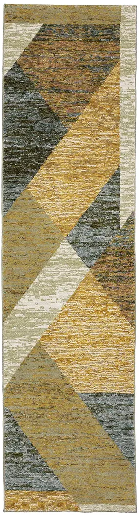 Strada 2'3" x 8' Gold Rug