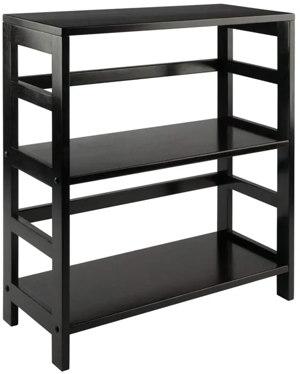 Yardlio Timeless Espresso Shelving Unit with Spacious Compartments for Storage Baskets