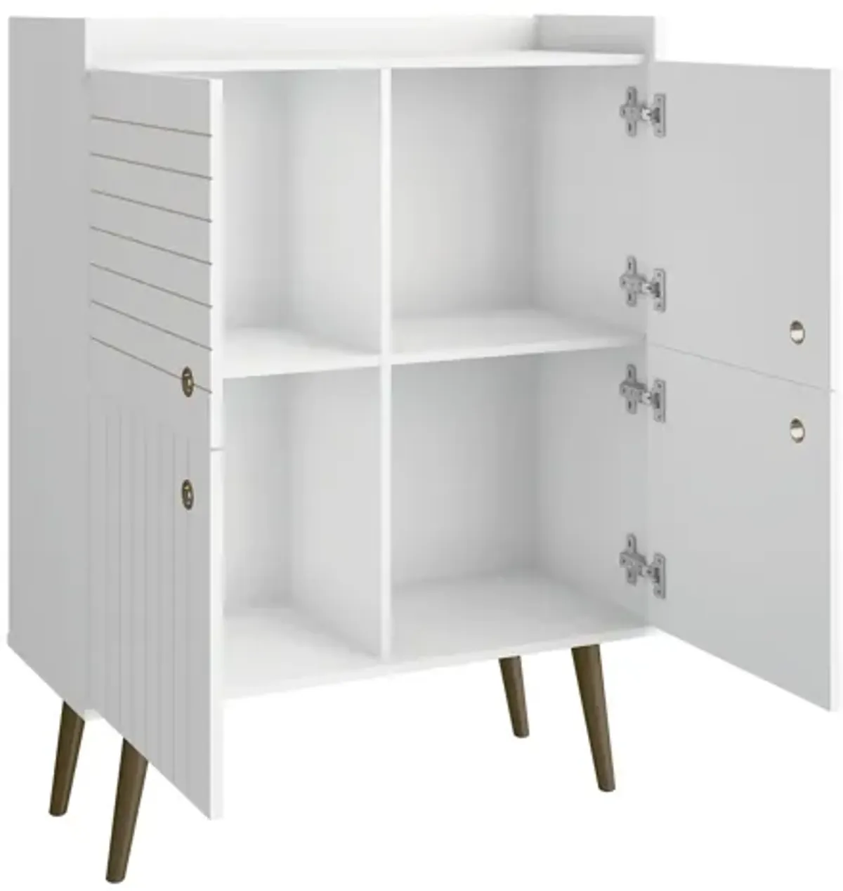 Bogart White Accent Cabinet