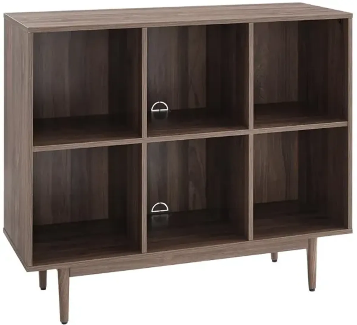 Liam 6 Cube Bookcase Walnut