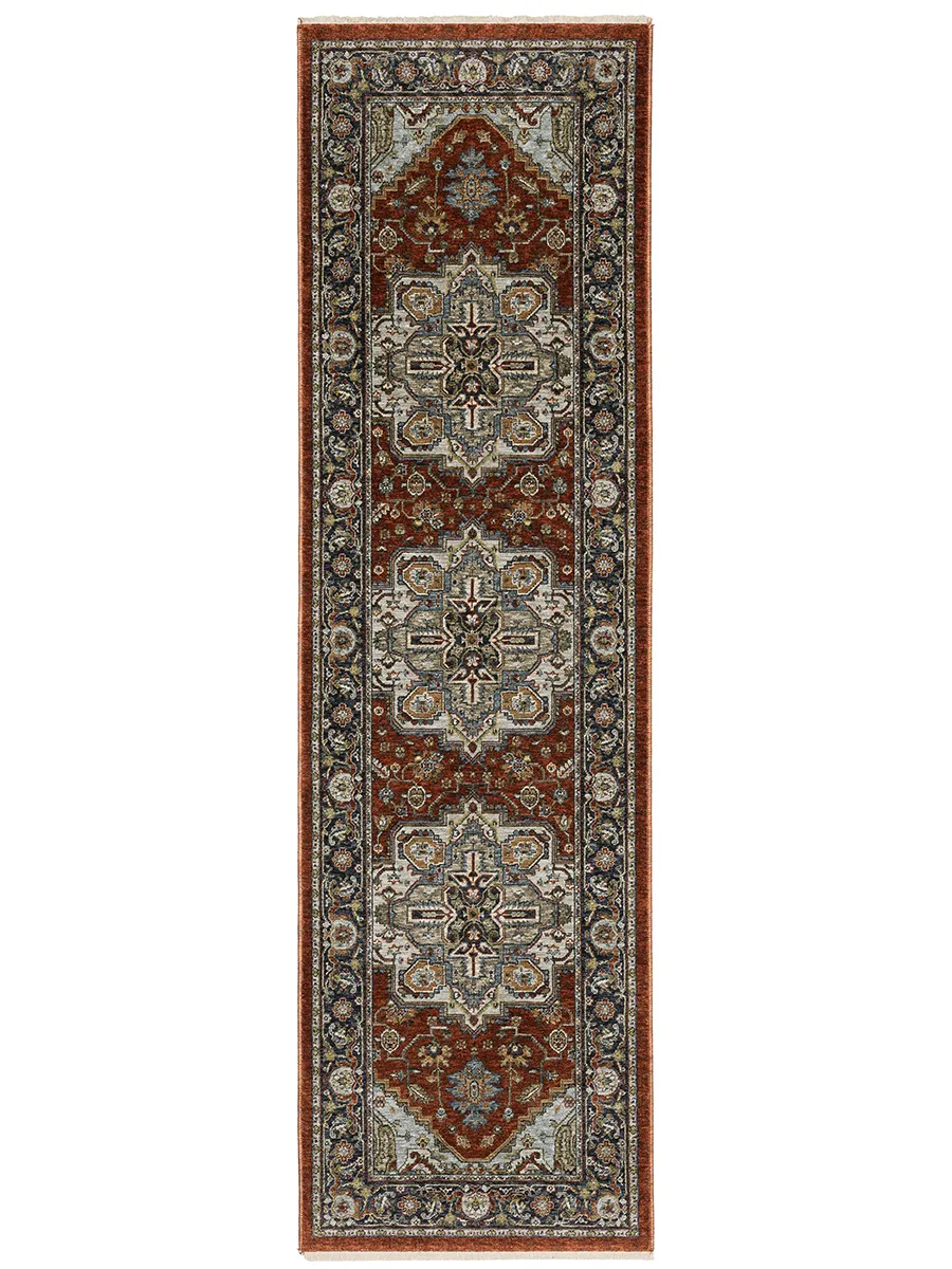 Aberdeen 2'3" x 7'6" Red Rug