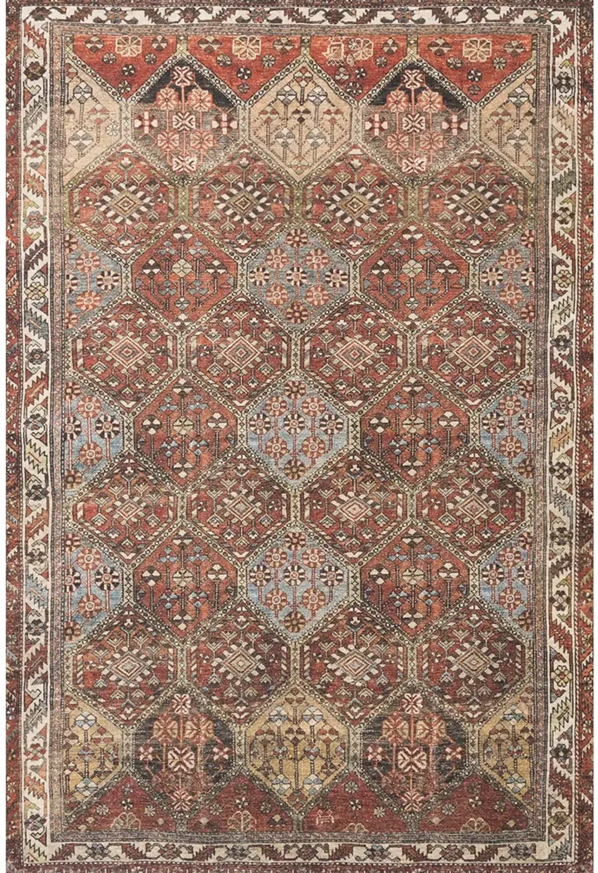 Loren LQ16 Spice/Multi 3'6" x 5'6" Rug