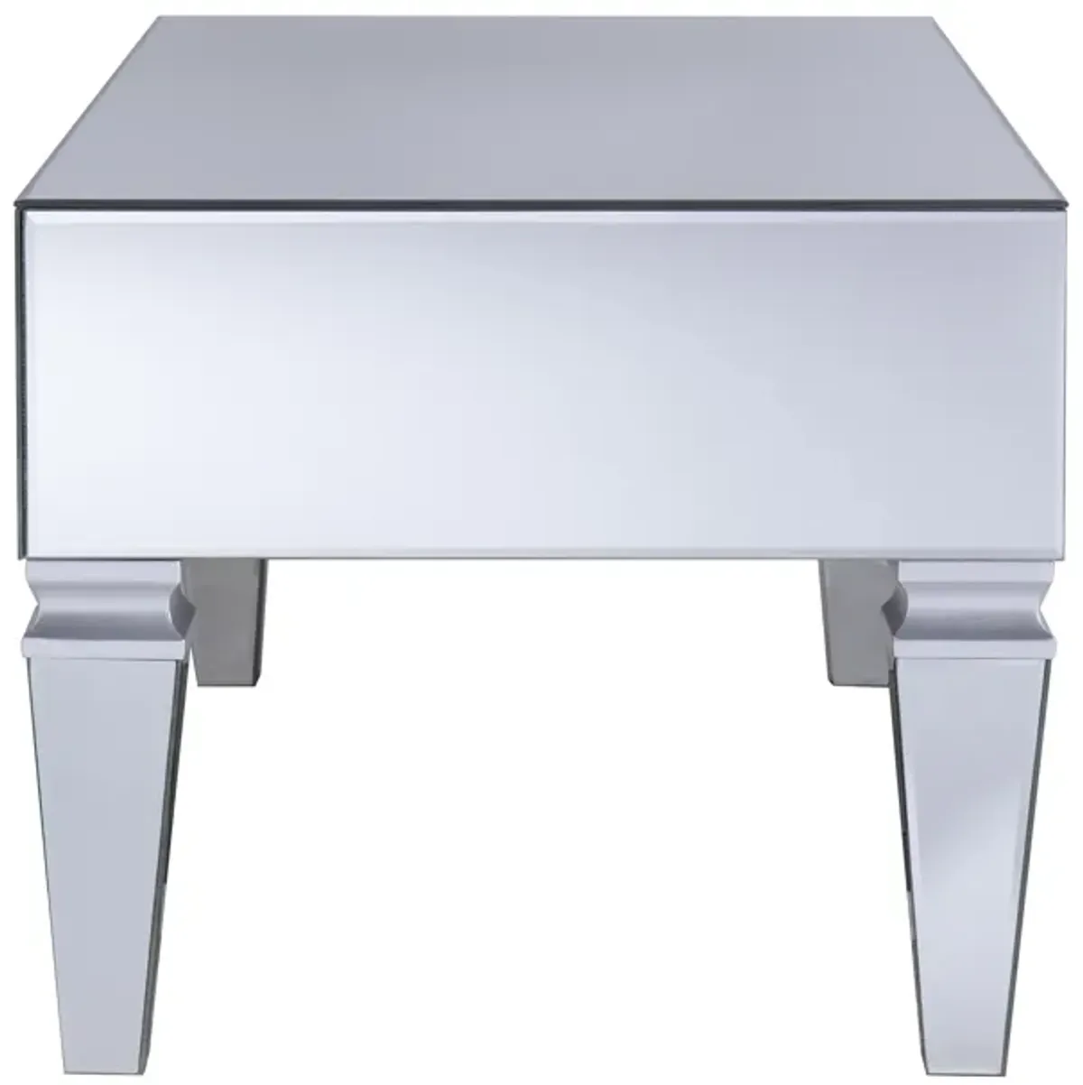 Darien Mirrored Coffee Table w/ Storage