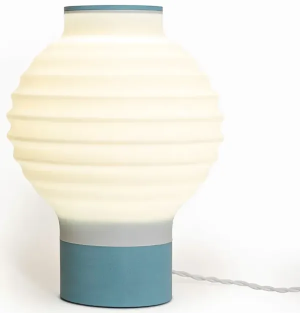 Asian Lantern Vintage Traditional Plant-Based PLA 3D Printed Dimmable LED Table Lamp