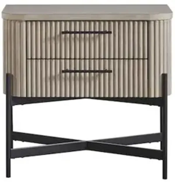 Fisher Park Nightstand - Taupe