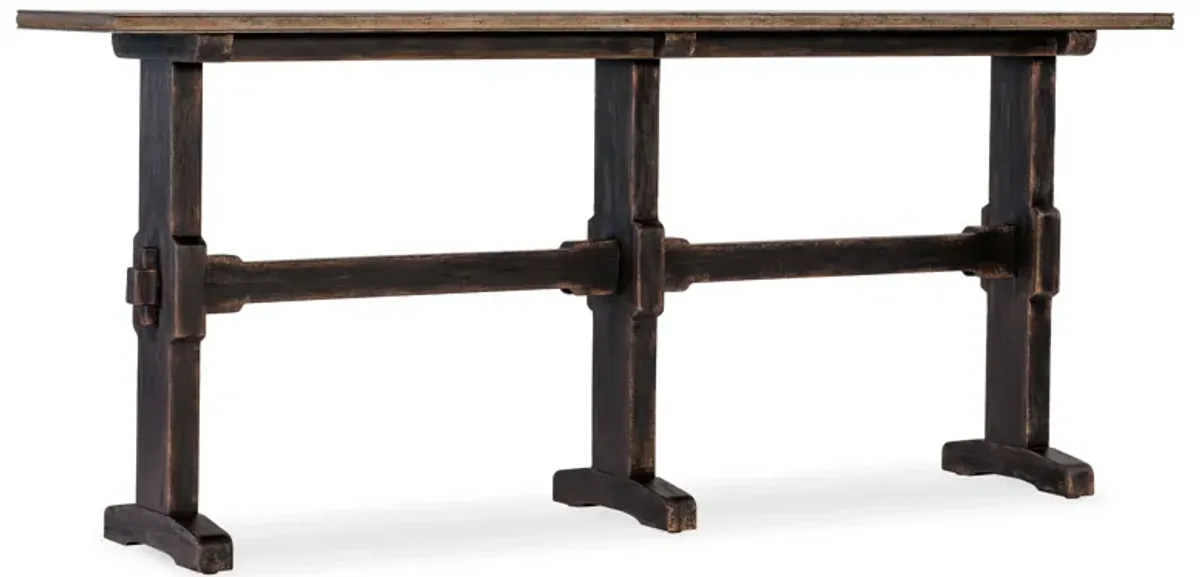 Americana Trestle Console Table