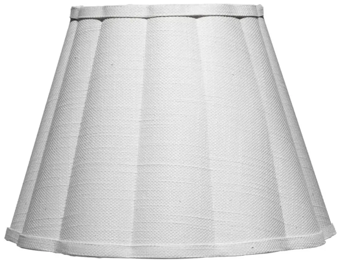 Scalloped Wall Sconce, White