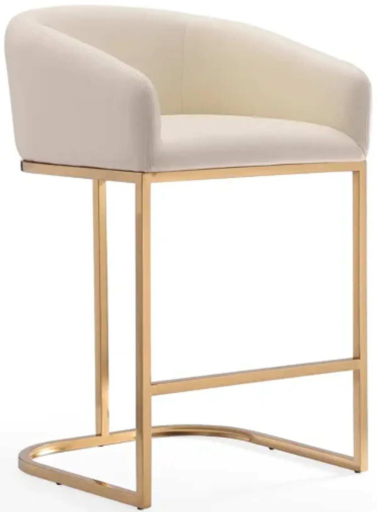 Louvre Cream Counter Stools (Set of 3)