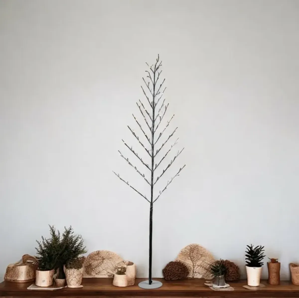 LED Twig Tree – Lighted Christmas Holiday Decor for Home, Mantel, and Seasonal Display