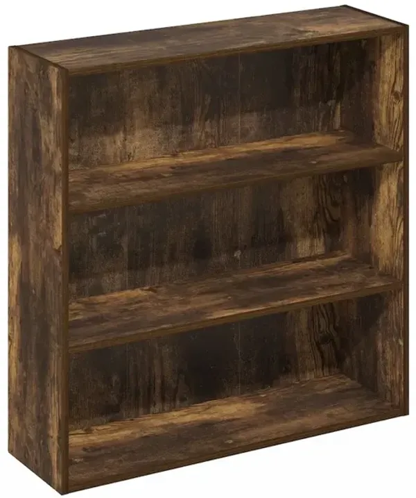 Pasir 3-Tier Open Shelf Bookcase, Bookshelf, 31.5 Inch Wide, Amber Pine