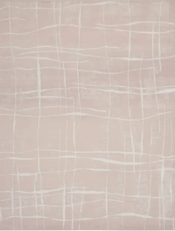 Whimsicle WHS09 Pink/Ivory 8' x 10' Rug