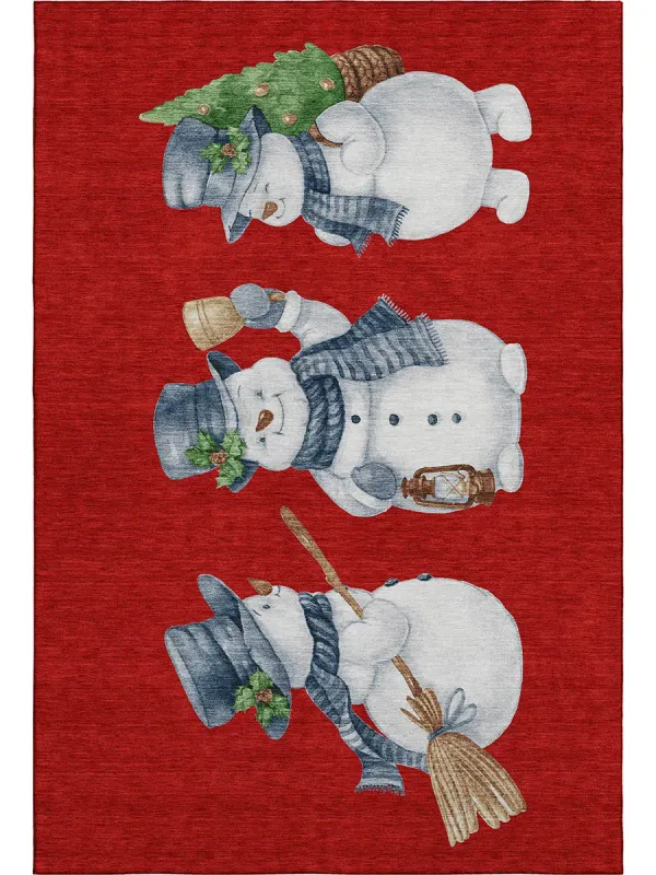 Merry & Bright MY28 Red 9' x 12' Rug