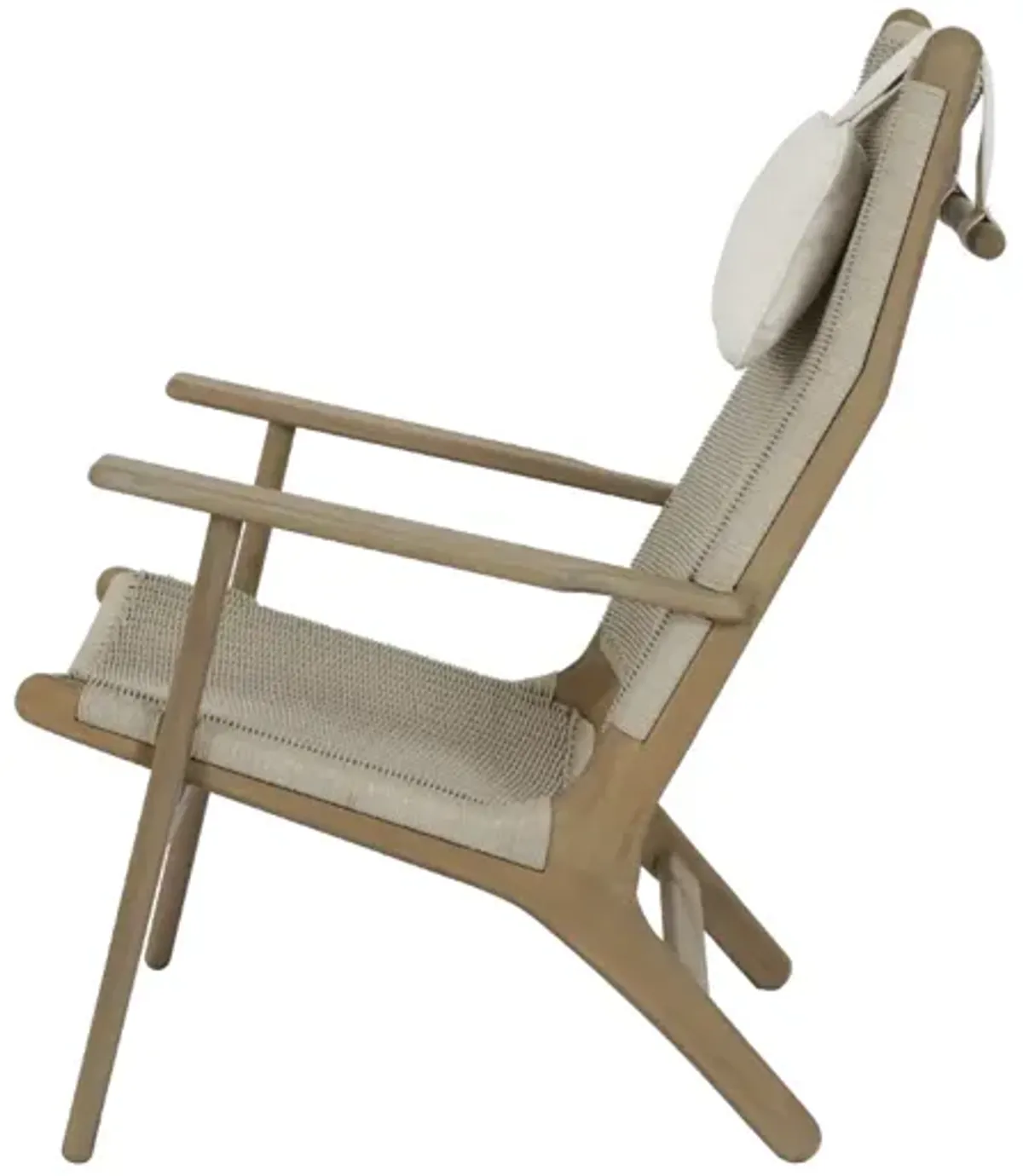 Coastal Teak Cushionless Highback Chair