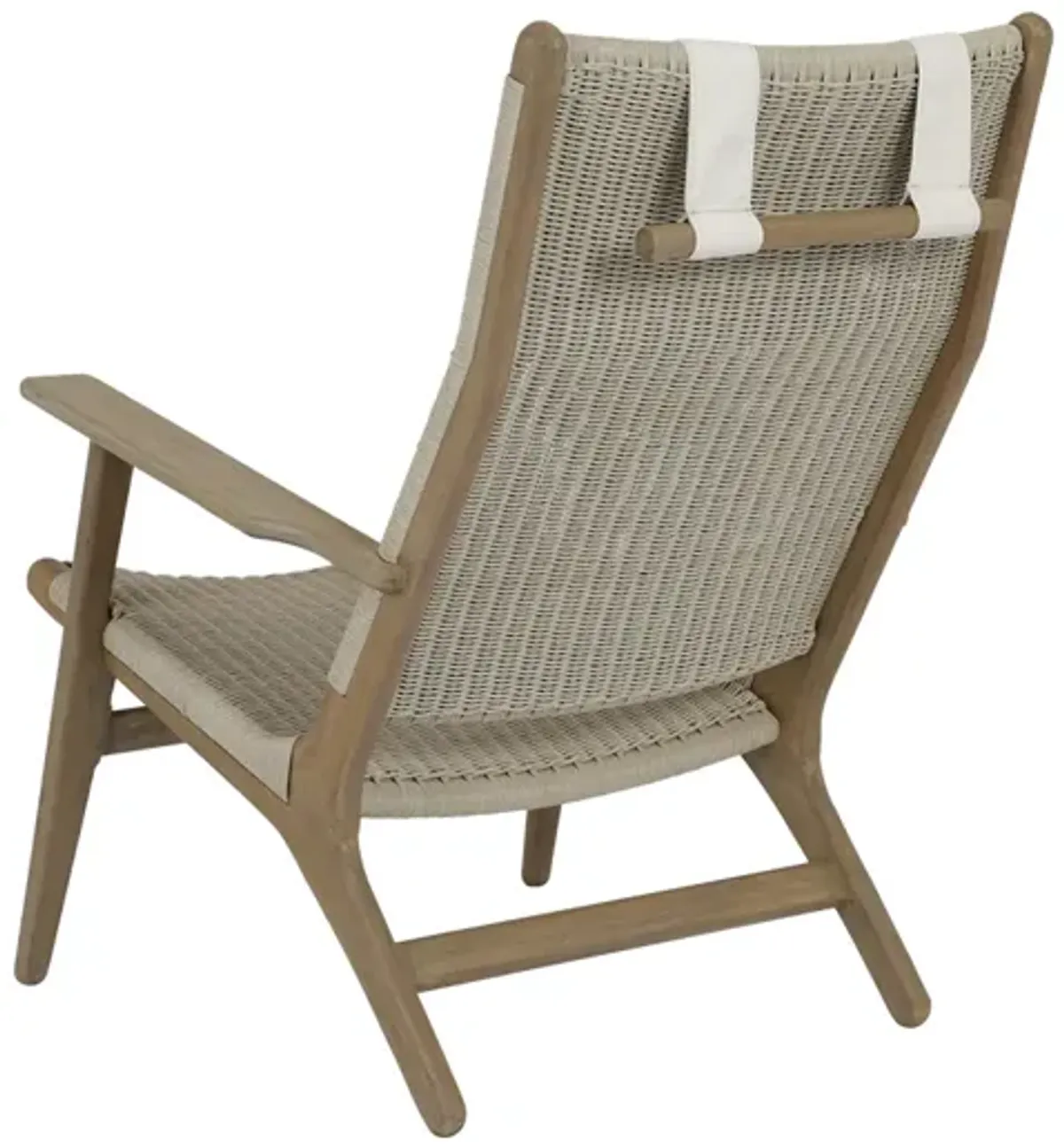 Coastal Teak Cushionless Highback Chair