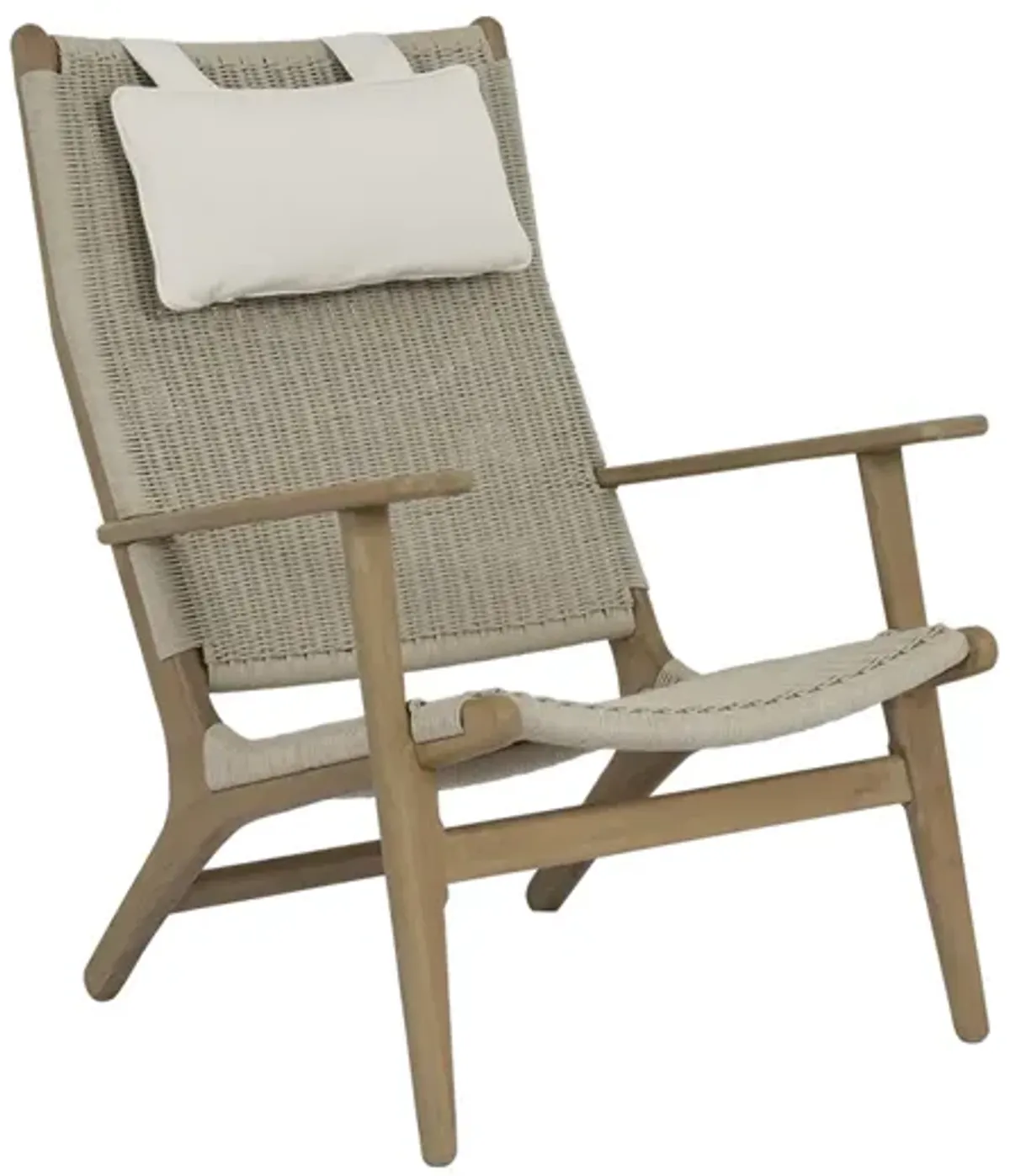 Coastal Teak Cushionless Highback Chair