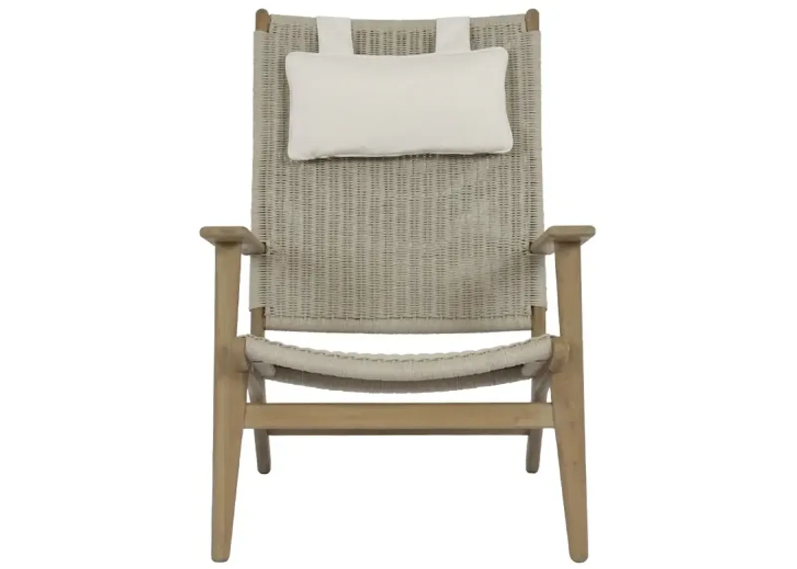 Coastal Teak Cushionless Highback Chair