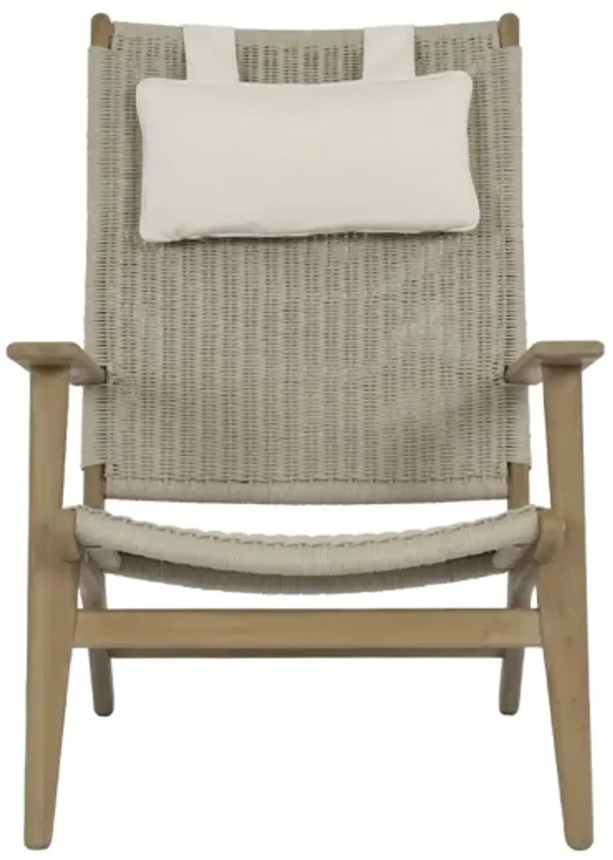 Coastal Teak Cushionless Highback Chair