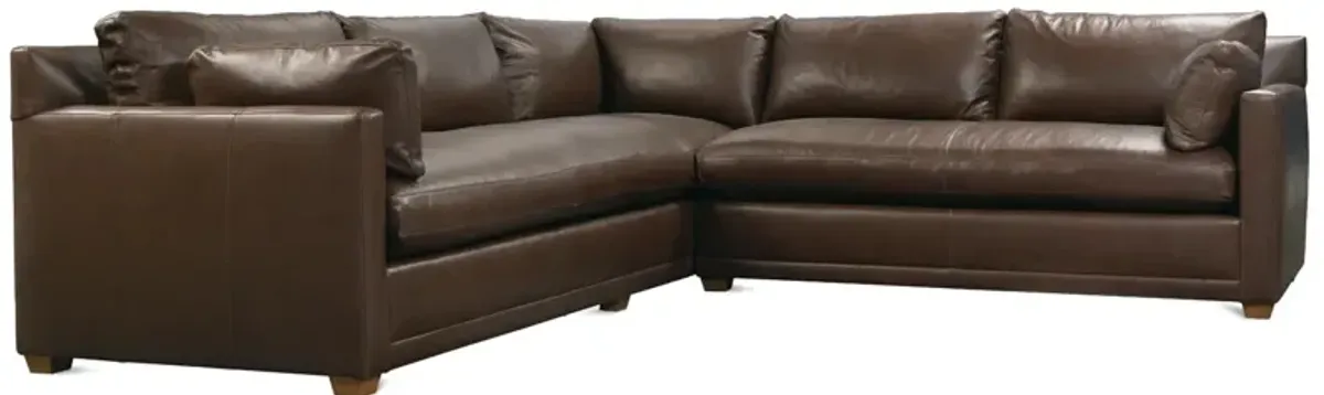 Sylvie 2-PC Leather Sectional