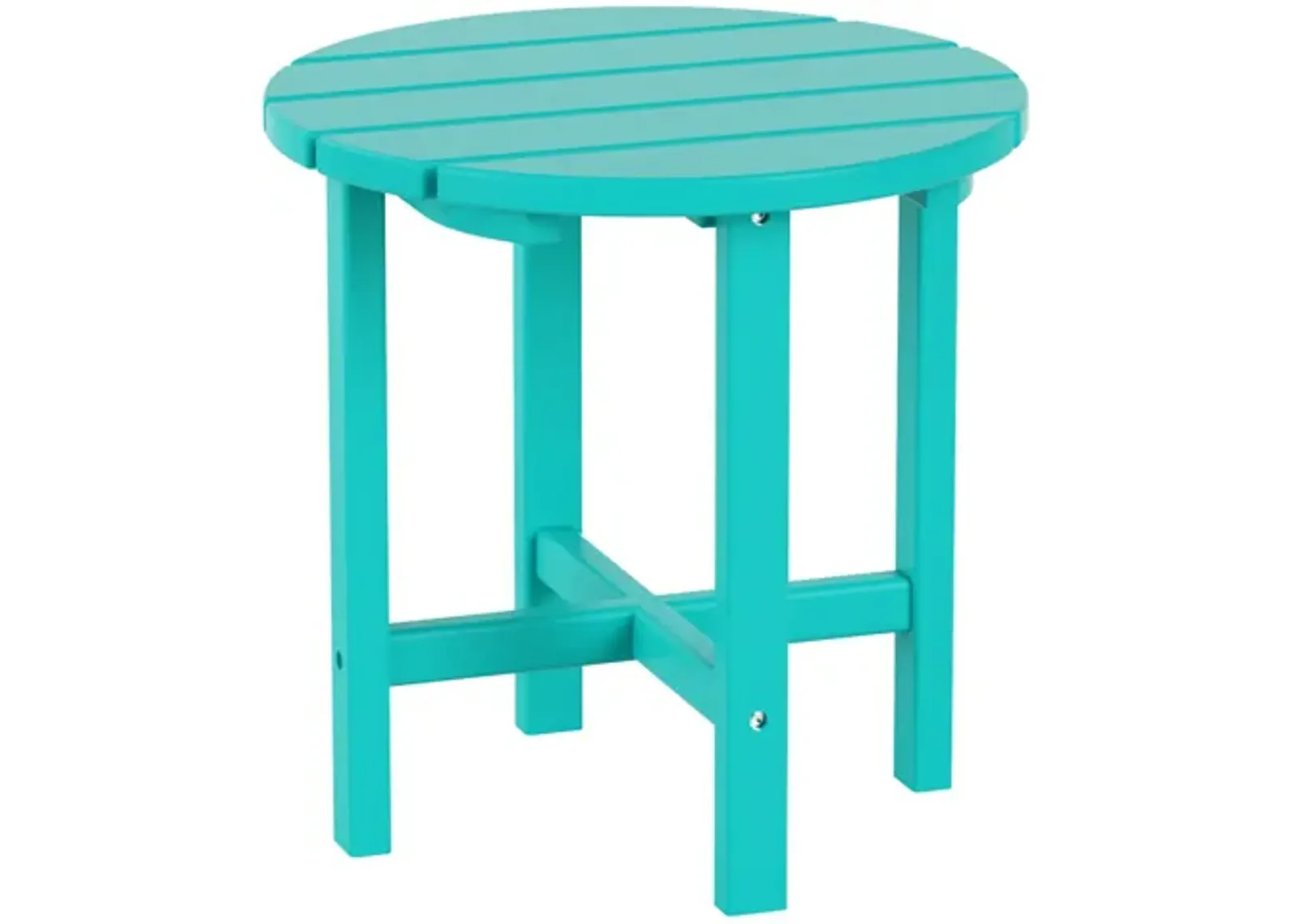 WestinTrends Outdoor Patio Round Adirondack Side Table