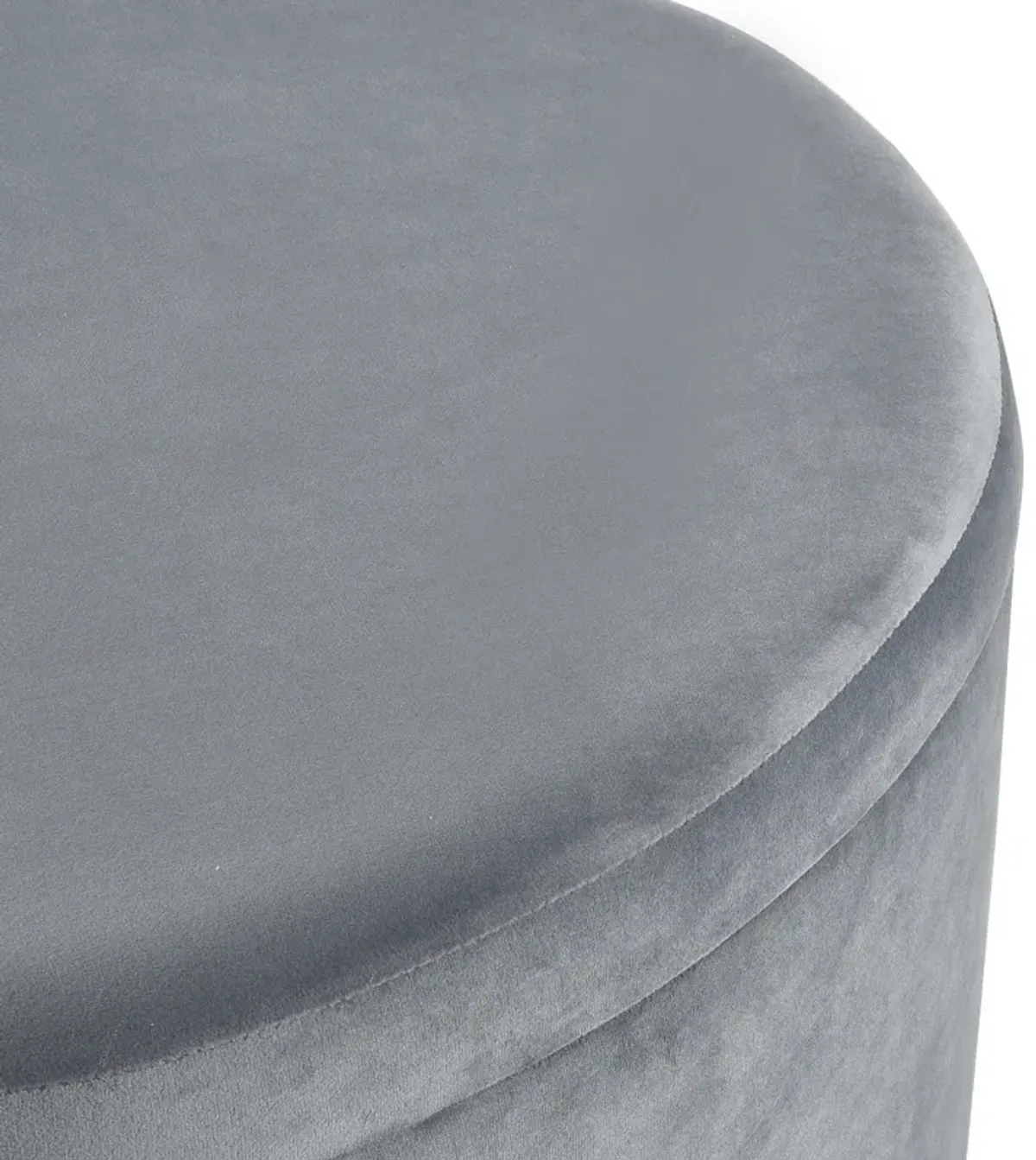 Linder Grey Ottoman