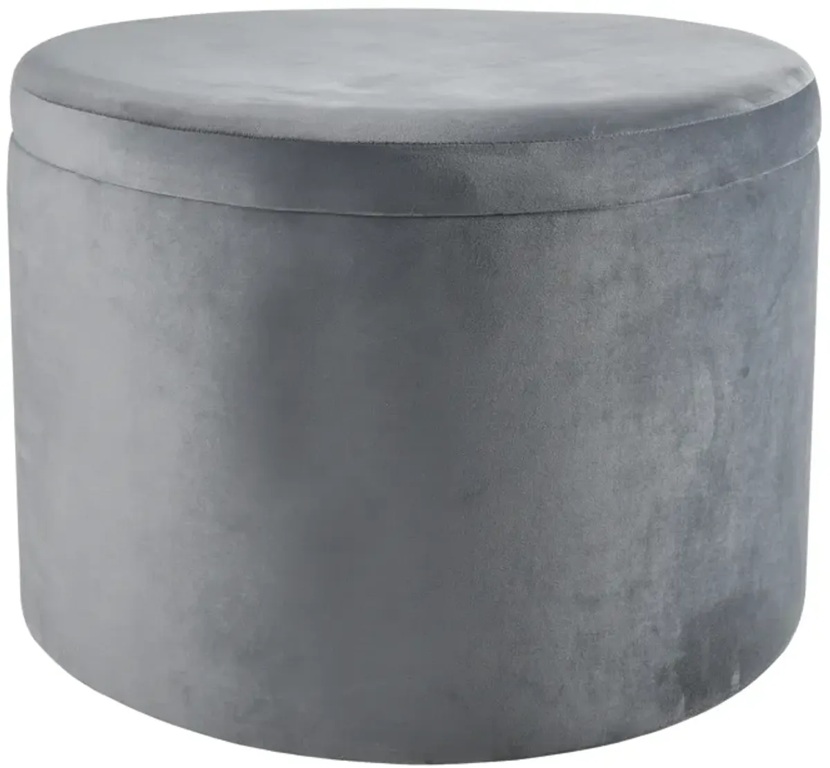 Linder Grey Ottoman