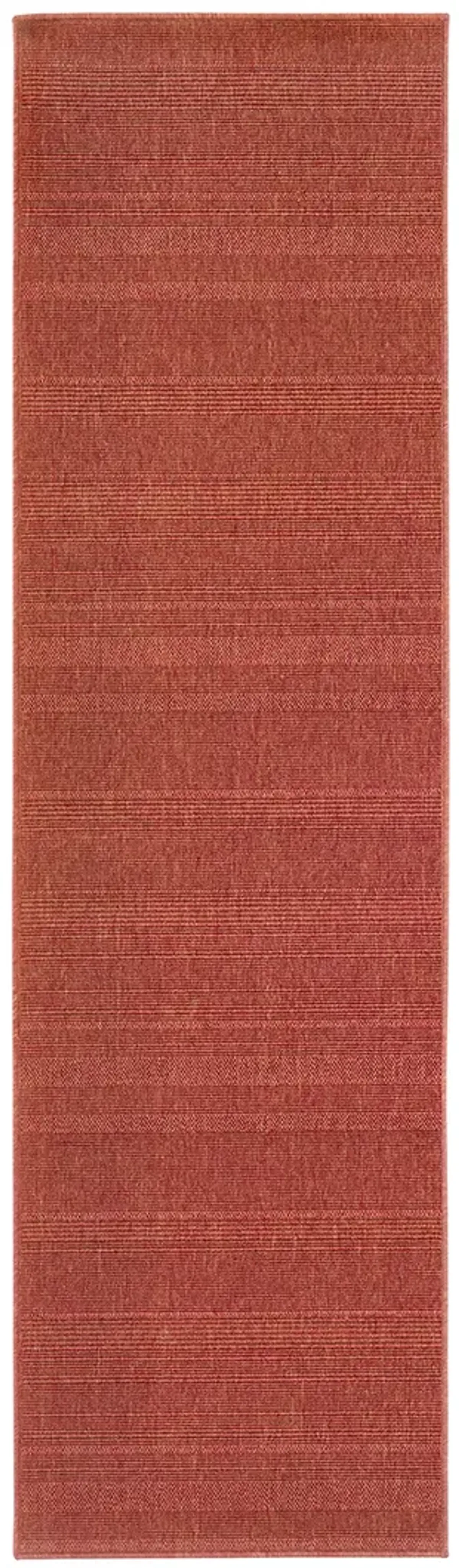 Lanai 2'3" x 7'6" Red Rug