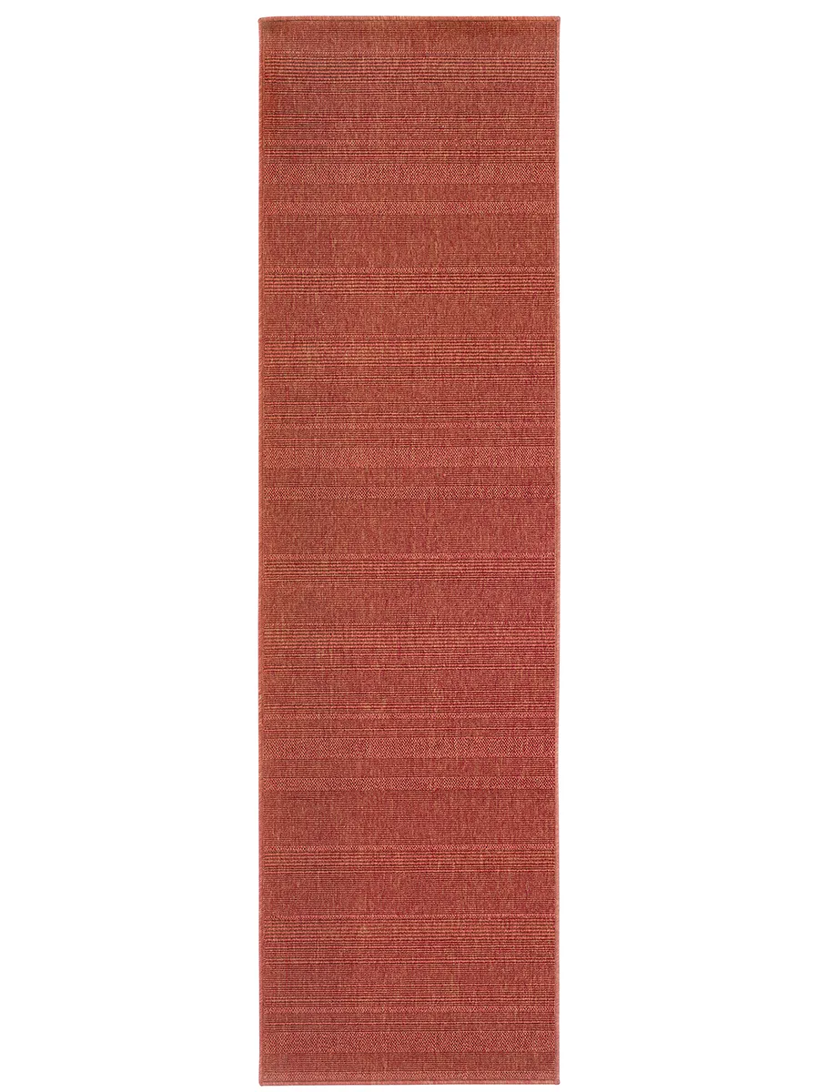 Lanai 2'3" x 7'6" Red Rug