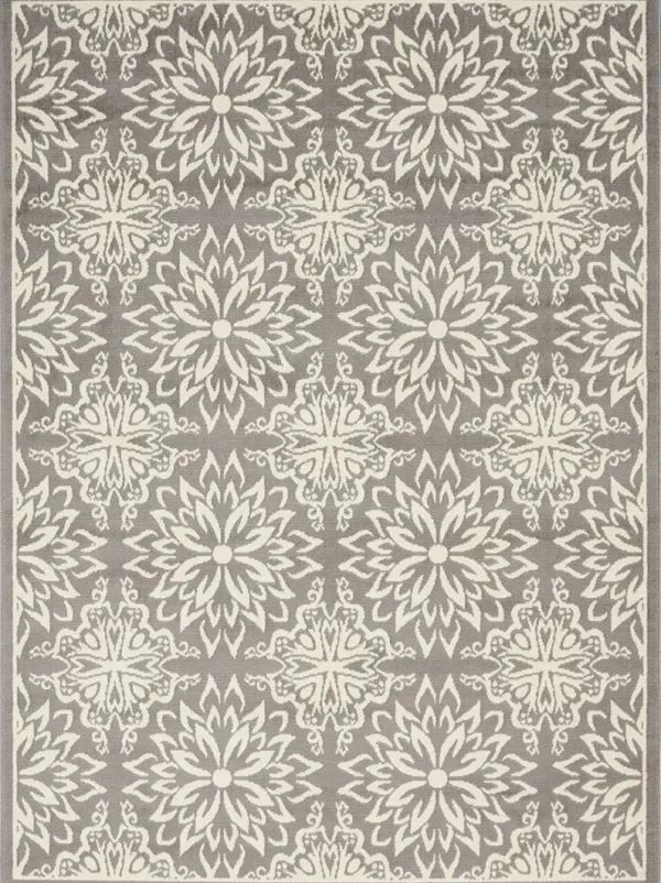 Jubilant JUB06 Ivory/Gray 4' x 6' Rug