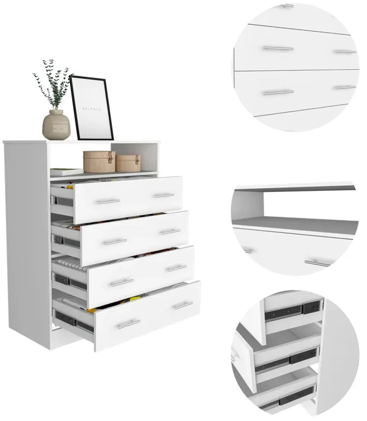 Lagos Four Drawer Dresser