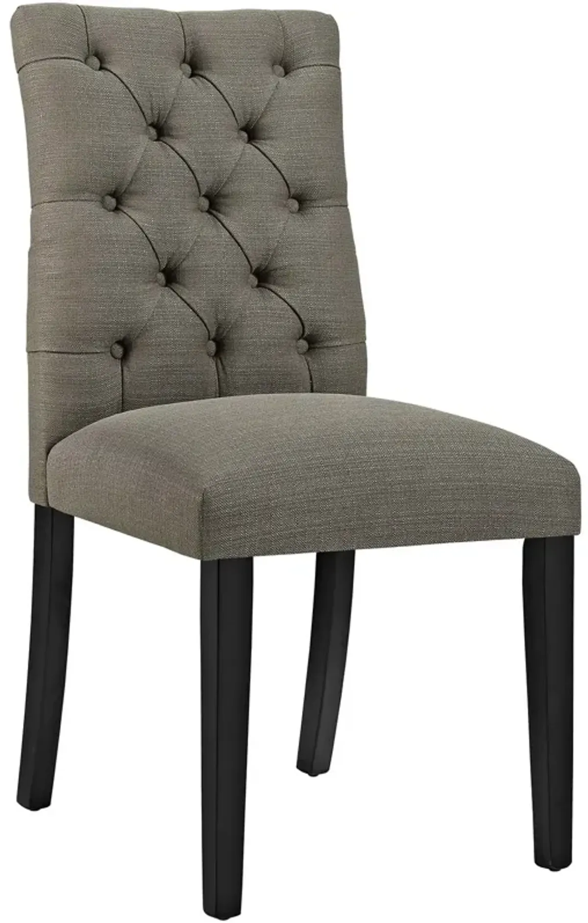 Duchess Button Tufted Fabric Dining Chair