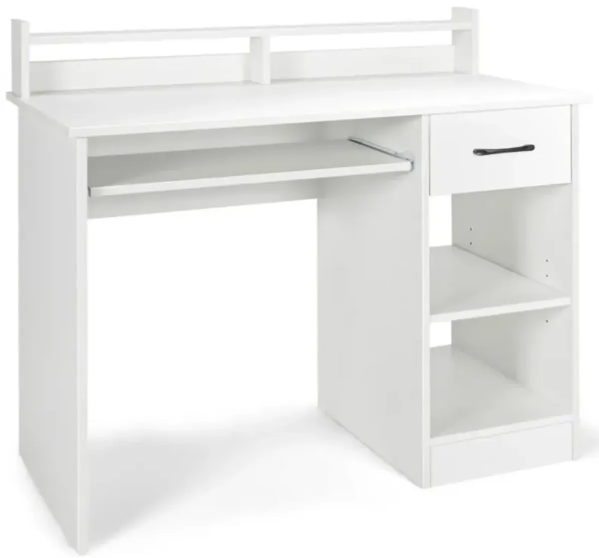 Hivvago Study Laptop Table with Drawer and Keyboard Tray