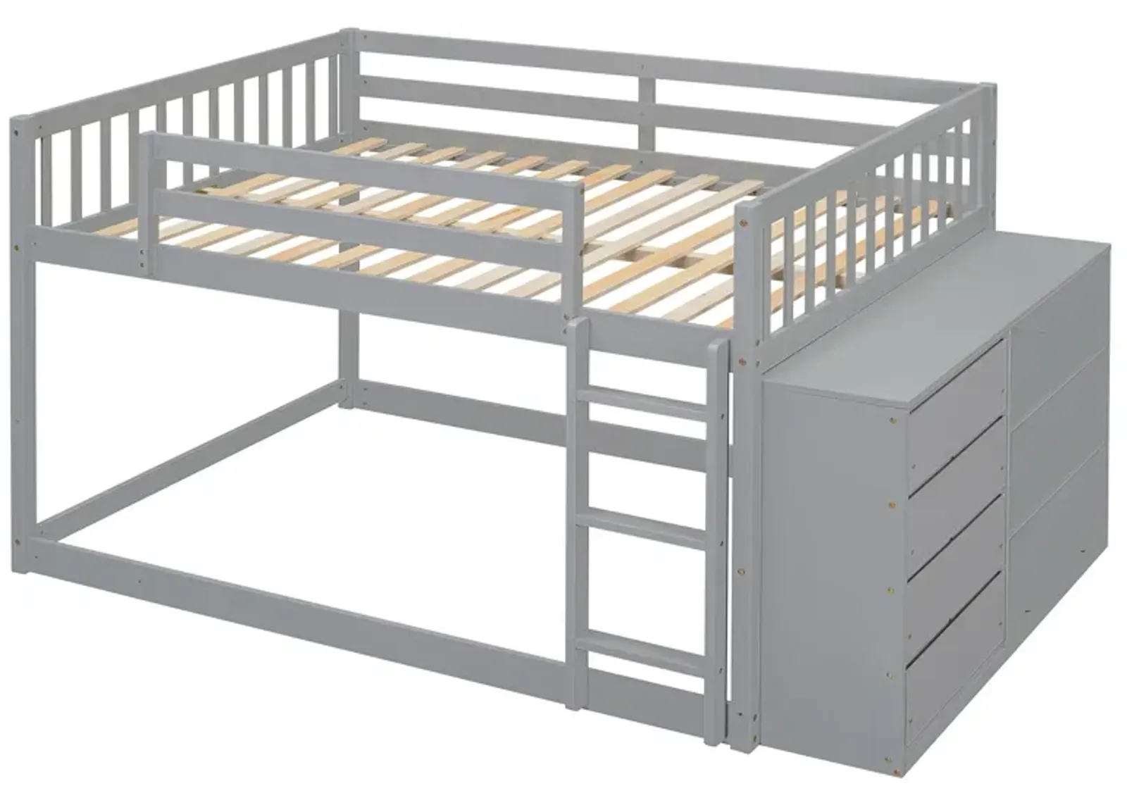 Merax Modern Bunk Bed with 4 Drawers