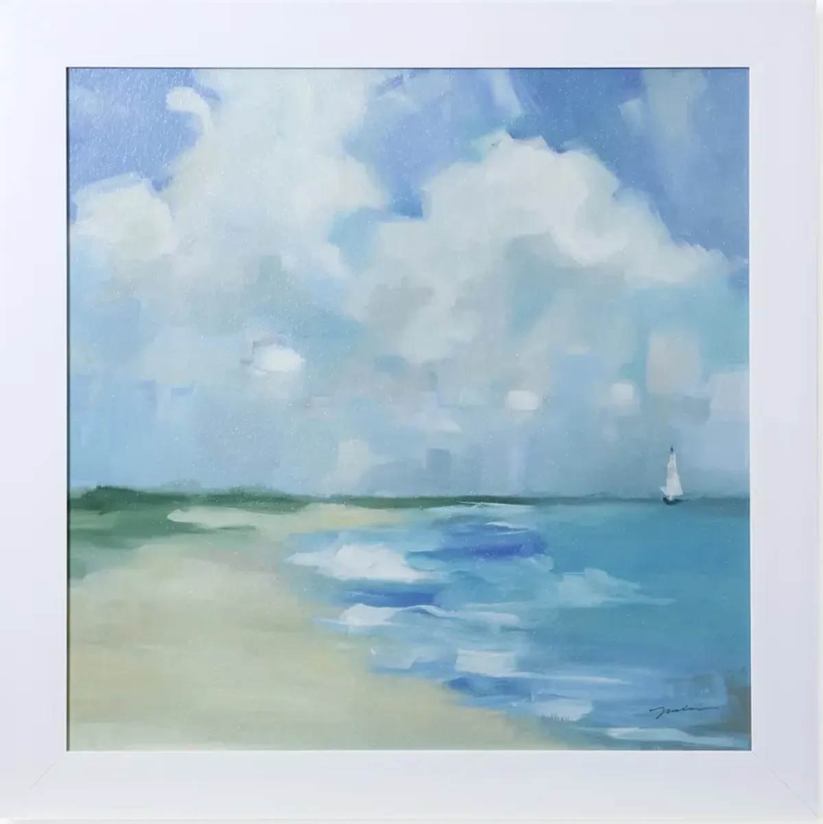 Coming Ashore Framed Print