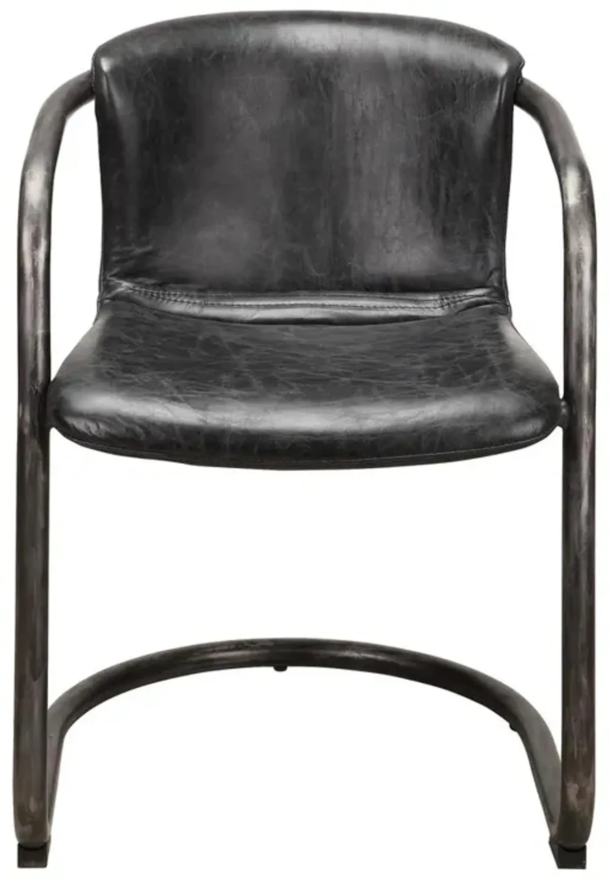 Moe's Home Collection Freeman Dining Chair Antique Black-Set Of Two