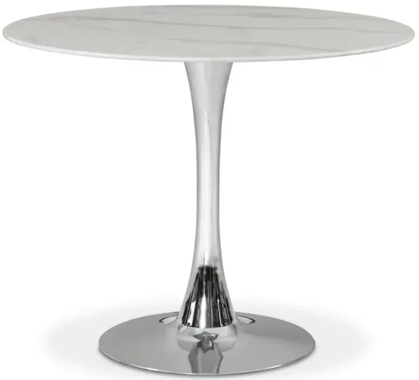 Meridian Furniture Tulip Chrome Dining Table