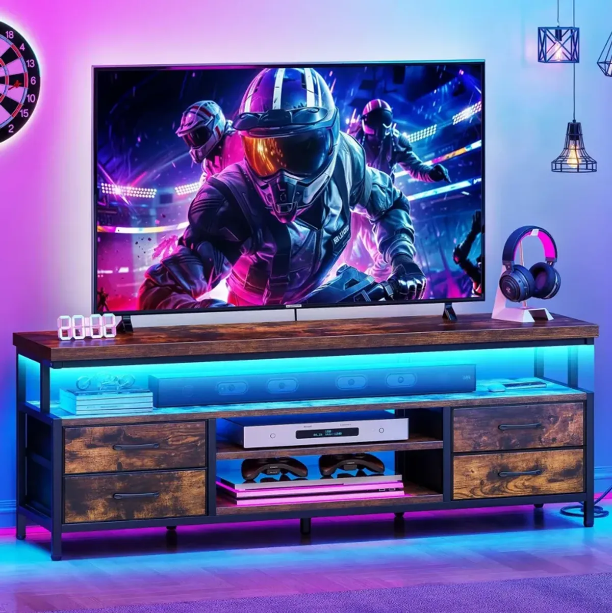 LED TV Stands for Living Room, TV Stand for 70/65 inch TV