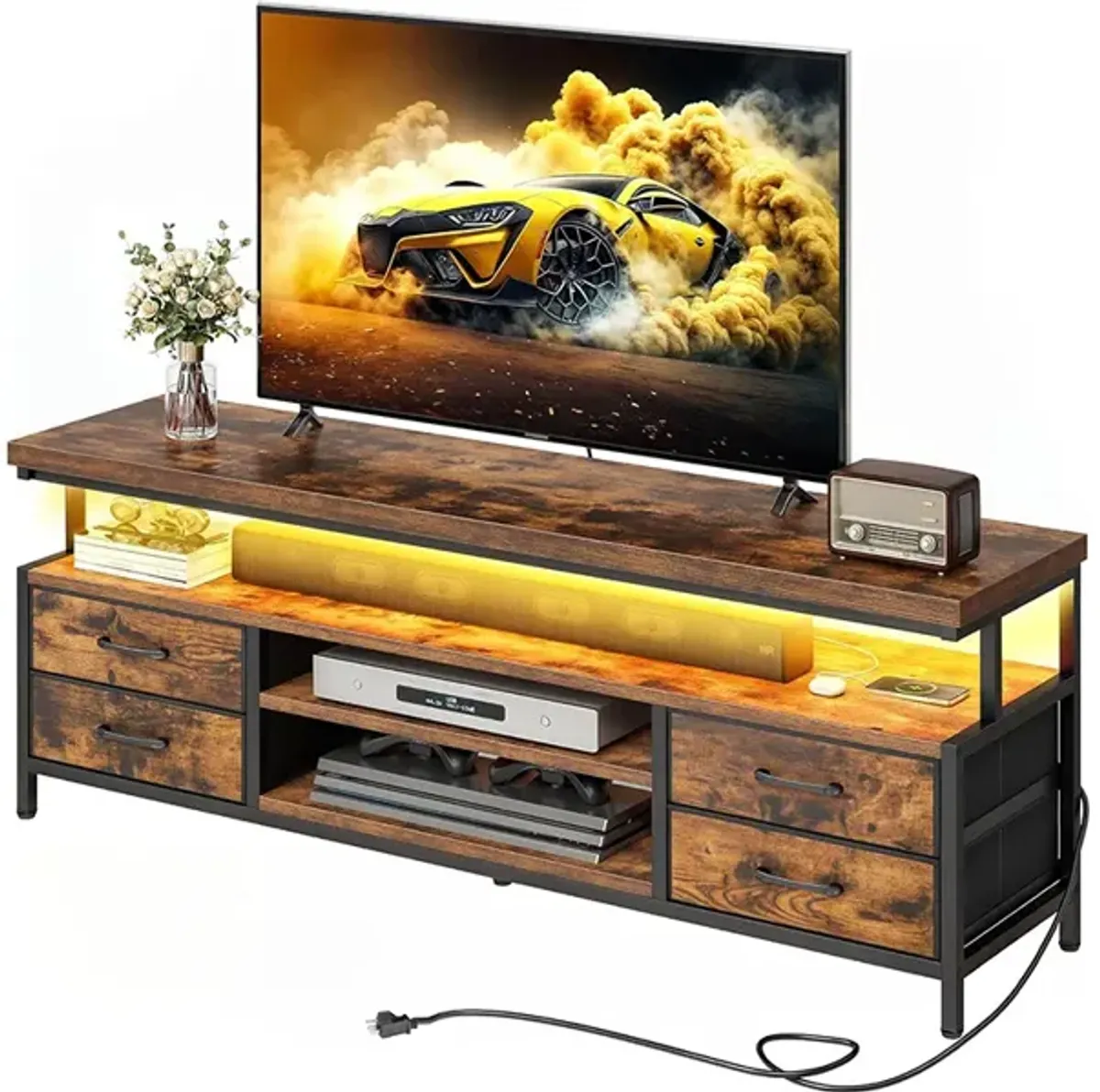 LED TV Stands for Living Room, TV Stand for 70/65 inch TV